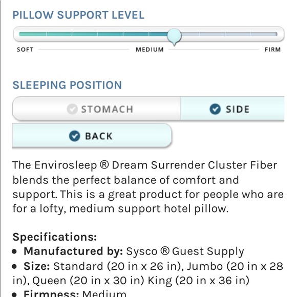 dream surrender firm with microban